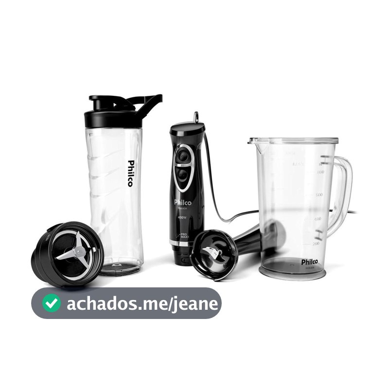 Mixer e Blender Philco 2 Velocidades 400W PMX40A