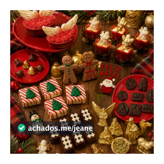 forma para chocolate BWB simples linha natal natalinos papai Noel 22 modelos a escolha (CHOCO)