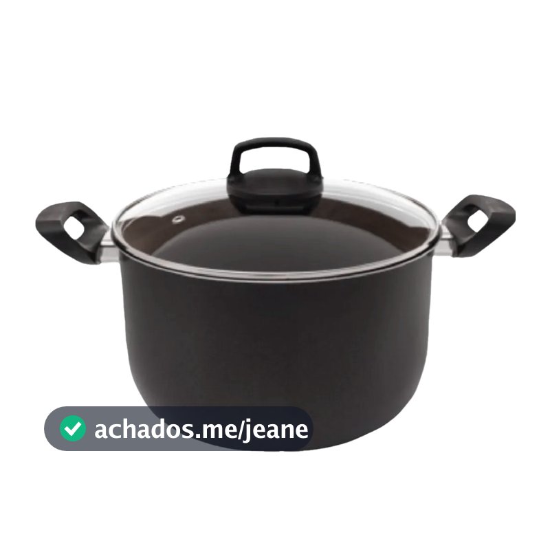 Caldeirão Panela 22 cm 5,5L Pintada Antiaderente Resistente Multiuso Fácil de Limpar Cozimento Seguro Alumínio Cinthya