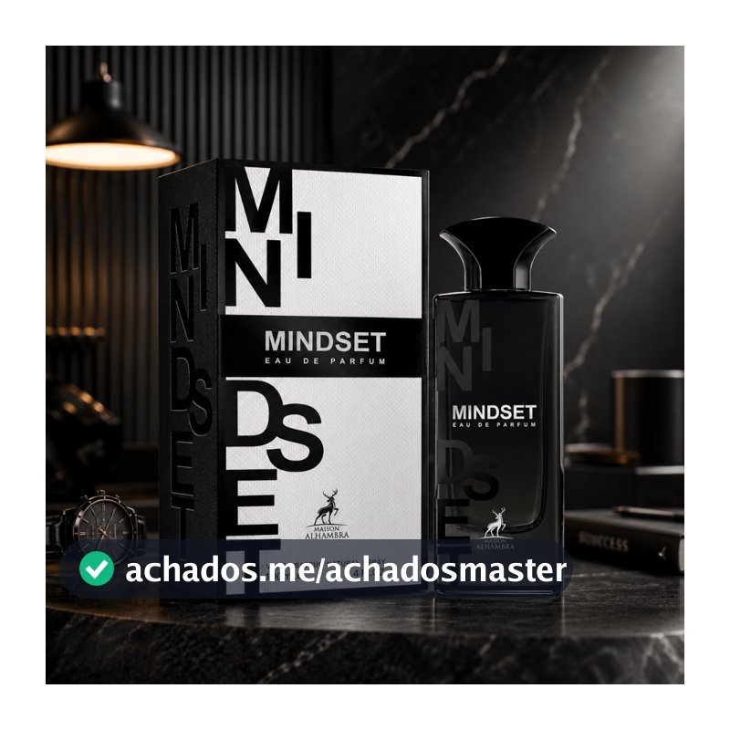 Perfume Árabe Maison Alhambra Mindset EDP 100ml Original Masculino