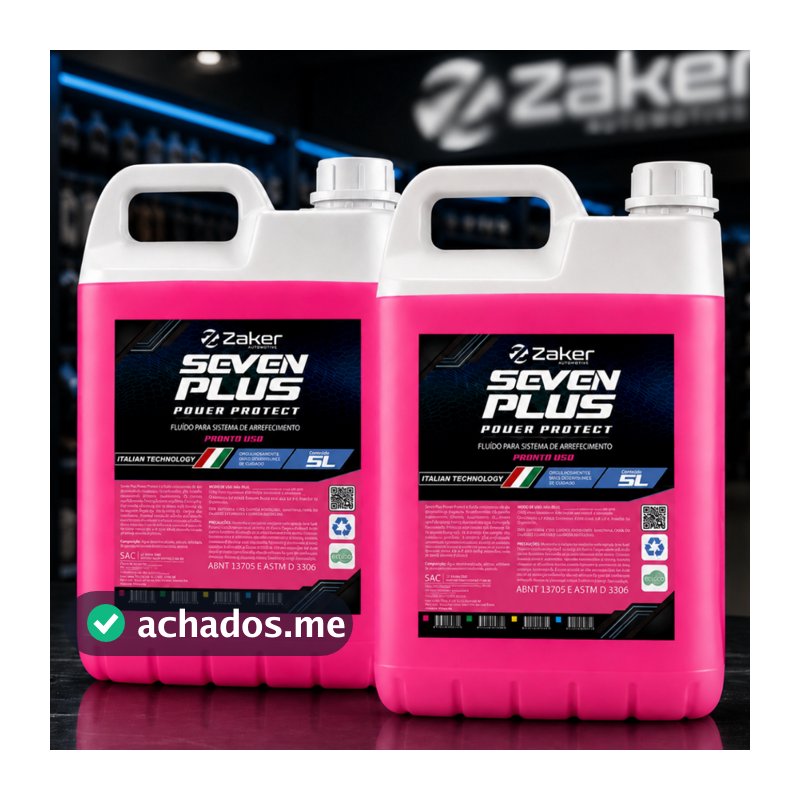 2 Unid Aditivo Fluido Anticorrosivo Radiador Zaker 10L Rosa Pronto Uso Vw Toyota