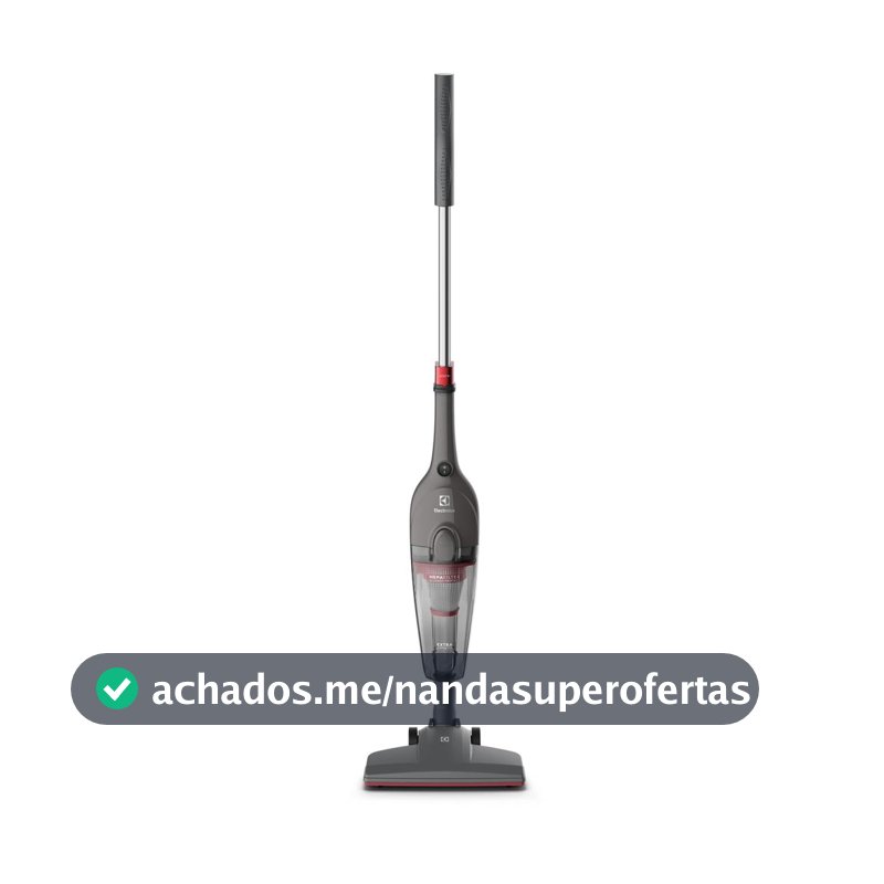 Aspirador de Pó Vertical com Fio Electrolux 1450W 2 em 1 Ultra Filtro HEPA Cinza (STK15)