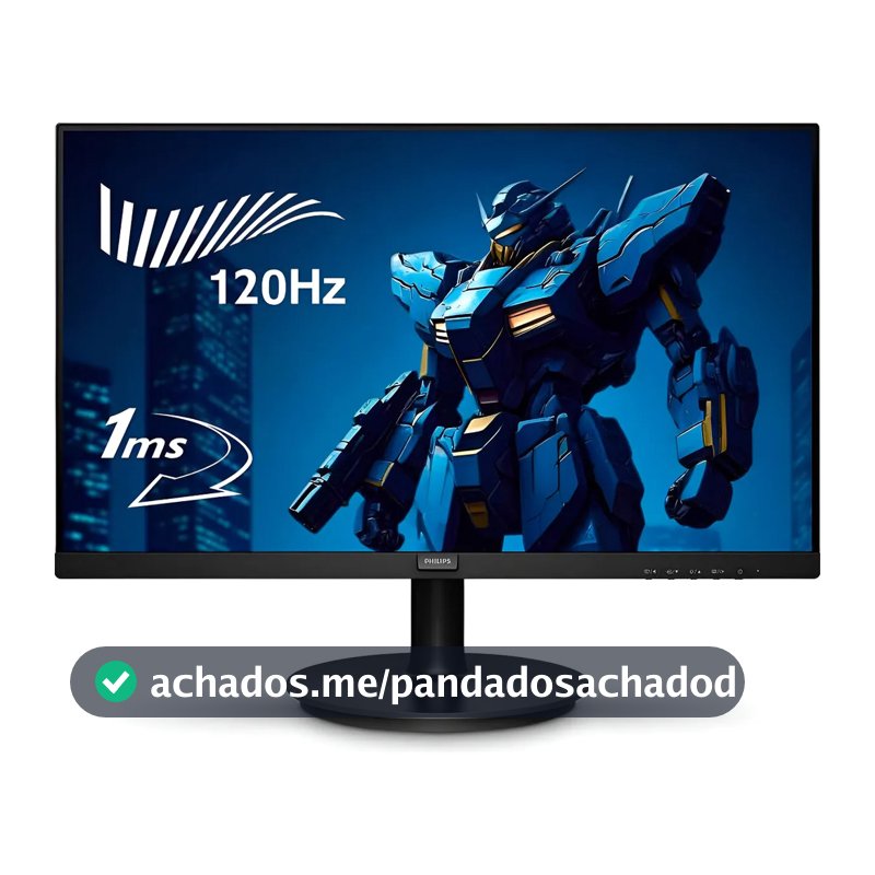 Monitor Gamer Philips 21.5" LED FULL HD VA 120Hz 1ms - 221V8LB3/57 Hdmi, Vga, Vesa
