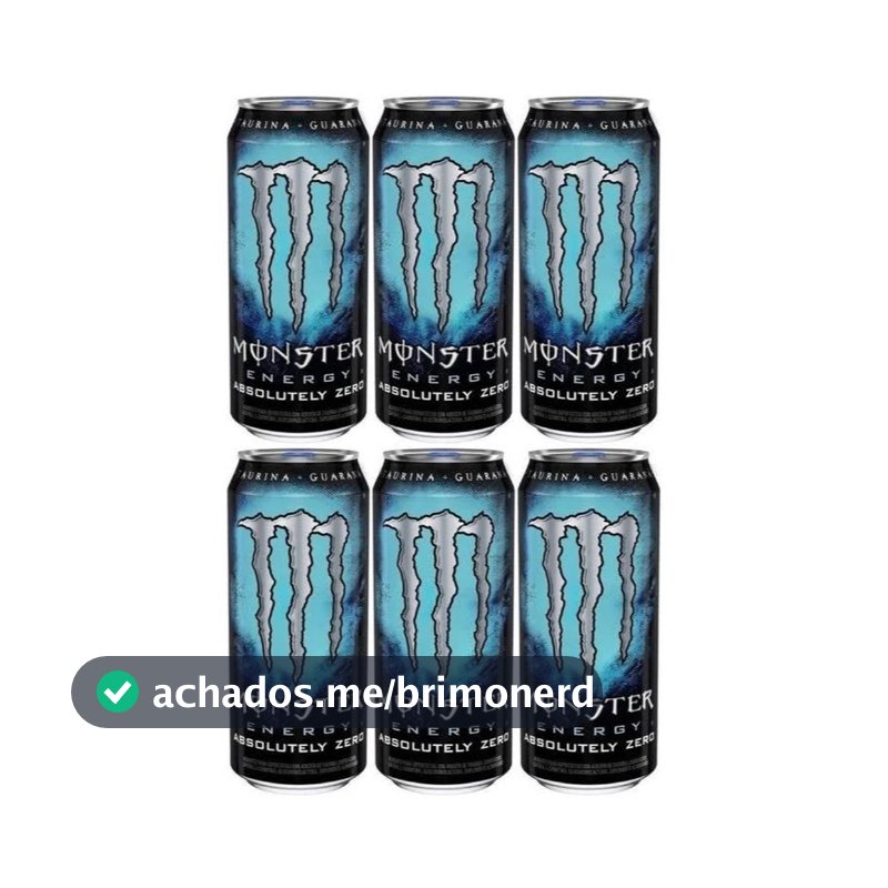 Energético  Monster Absolutely 473ml  6Un