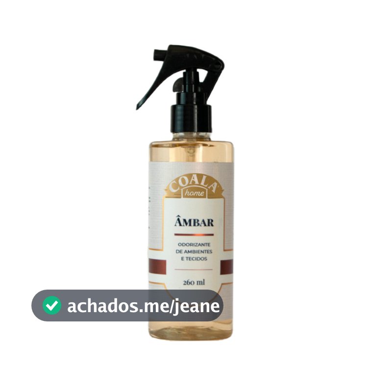 Coala Odorizante de Ambientes e Tecidos Âmbar 260ML
