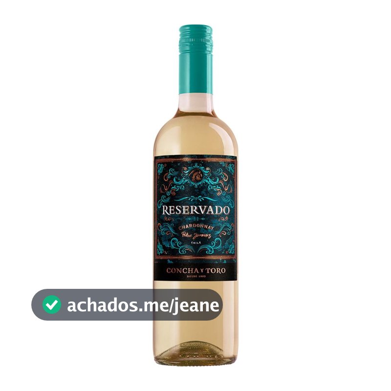 Vinho Chileno Branco Concha Y Toro Reservado Chardonnay 750ml