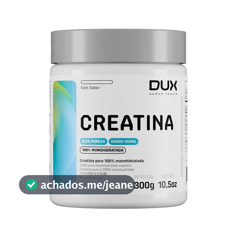 Creatina Monohidratada Pote 300g Dux