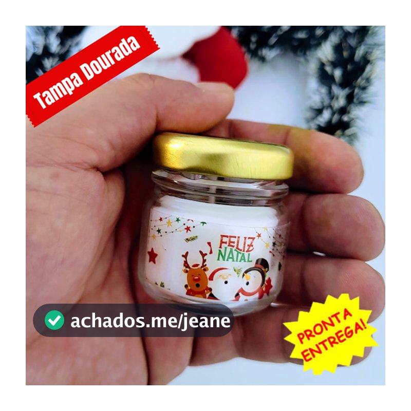 12 Lembrancinha de Vela Perfumada para Lembrancinha de Natal e Ano Novo 2024
