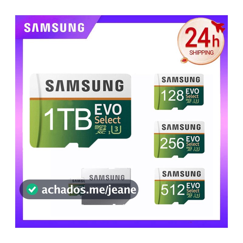 Cartão de memória para celular Micro SD TF 1TB 64GB 128GB compatível com câmeras de vigilância