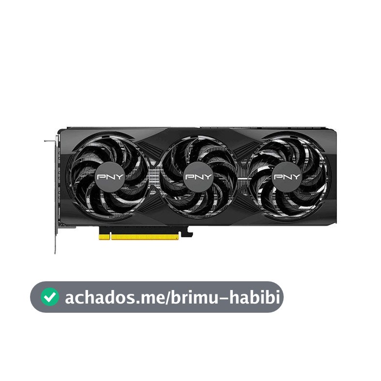 Placa de Video PNY GeForce RTX 5070 OC Triple Fan, 12GB, GDDR7, 192-bit, VCG507012TFXPB1-O