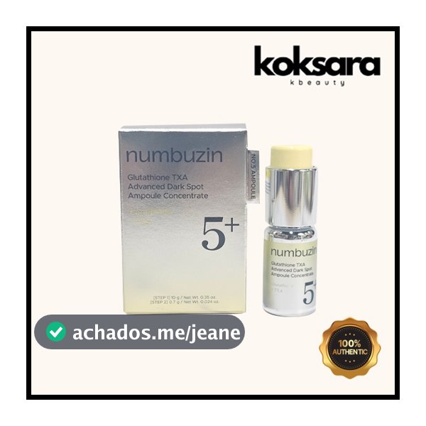 Numbuzin Glutathione TXA10 Intensive Toning Ampoule & Powder 10.7g