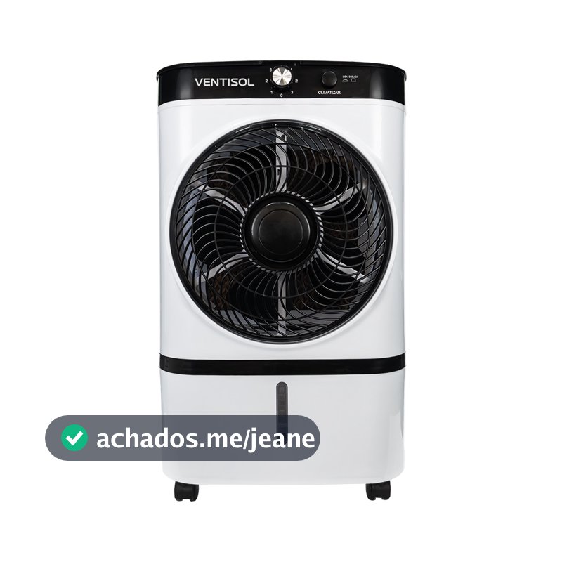 Climatizador Umidificador Ar Frio Ventisol 5 em 1 3 Velocidades 9L CLIN09