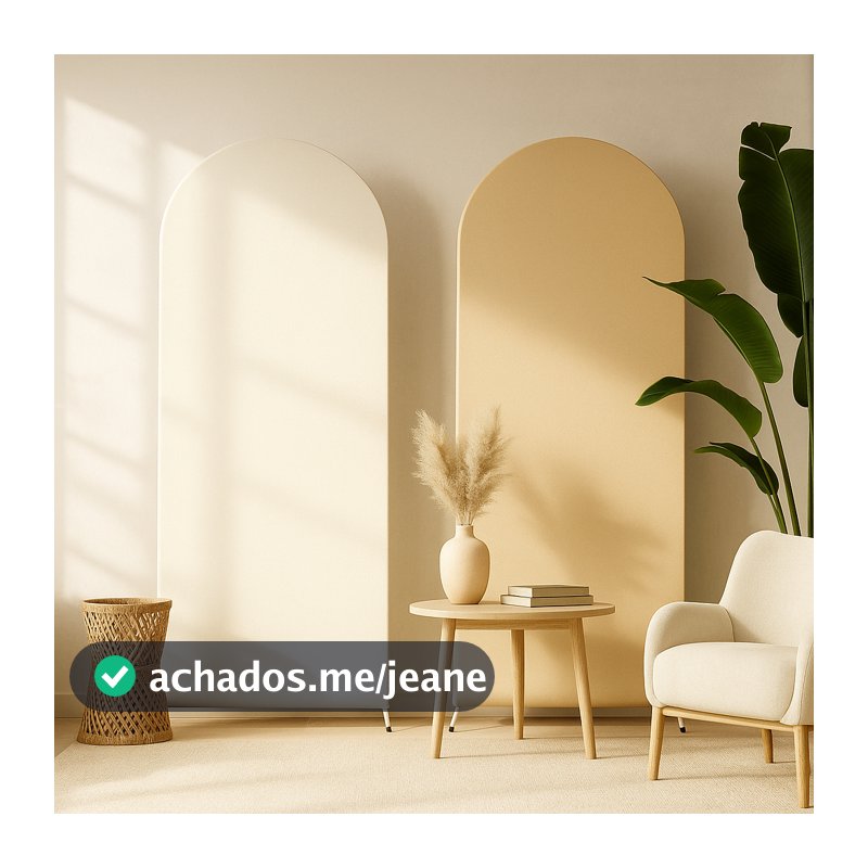 PAINEL ROMANO CAPA DUPLA FACE 2 EM 1 VESTE FÁCIL 2mx1m BEGE E OFF WHITE (CREME) DECORAÇÃO FESTAS