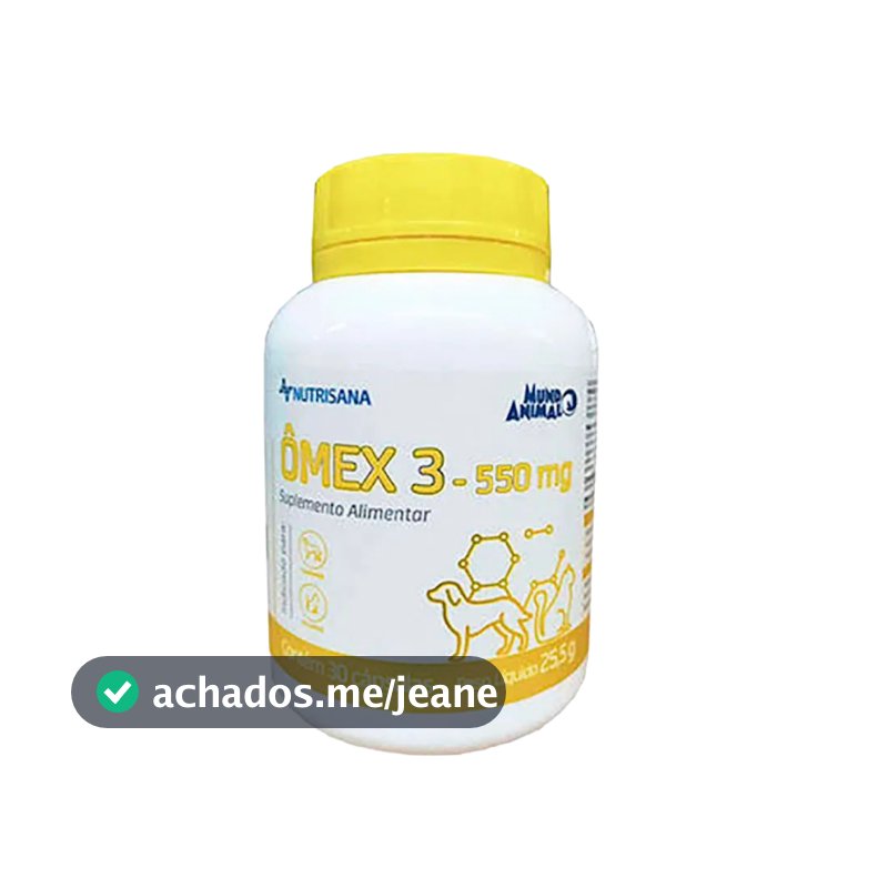 Ômex 3 Suplemento para Cães Nutrisana 550 mg 30 caps