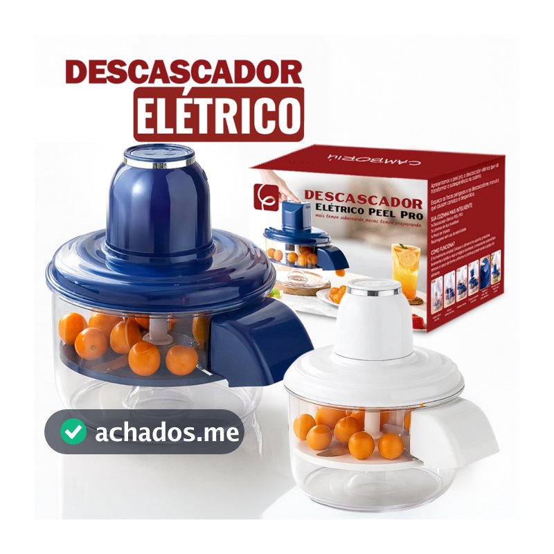 Descascador Elétrico Para Descascar Uvas Frutas Alho Tomate