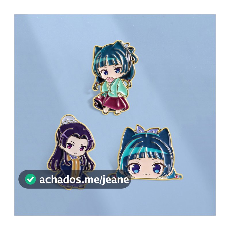 Anime O Apoticário Diários Esmalte Pino MAO Chibi Personagem Broche Emblemas Mochila Acessórios Presentes Para Amigos