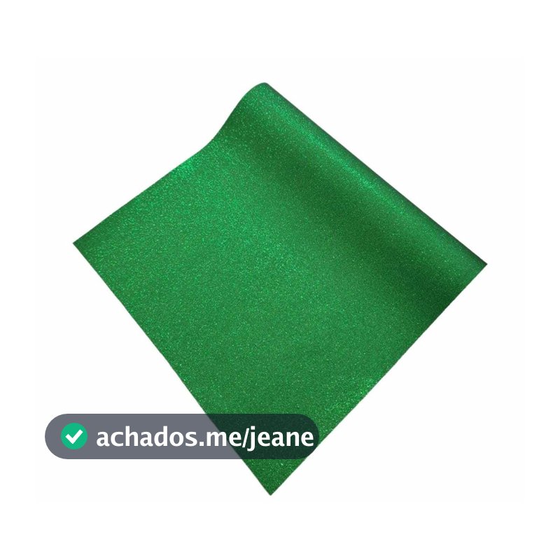 Lonita - Glitter Verde Bandeira - 24x40cm