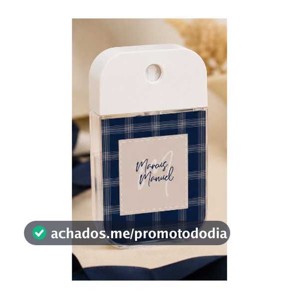 Cartão cheirinho ou álcool perfumado 50mls PERSONALIZADO