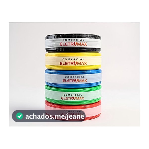 Cabo 1,5mm Fio Flexível Fio Elétrico Rolo 25 metros Antichama 750v