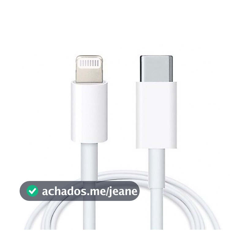 Cabo Carregador Iphone Lightning Usb-C Tipo C 1m USB de Carregamento Rápido/Dados para Iphone