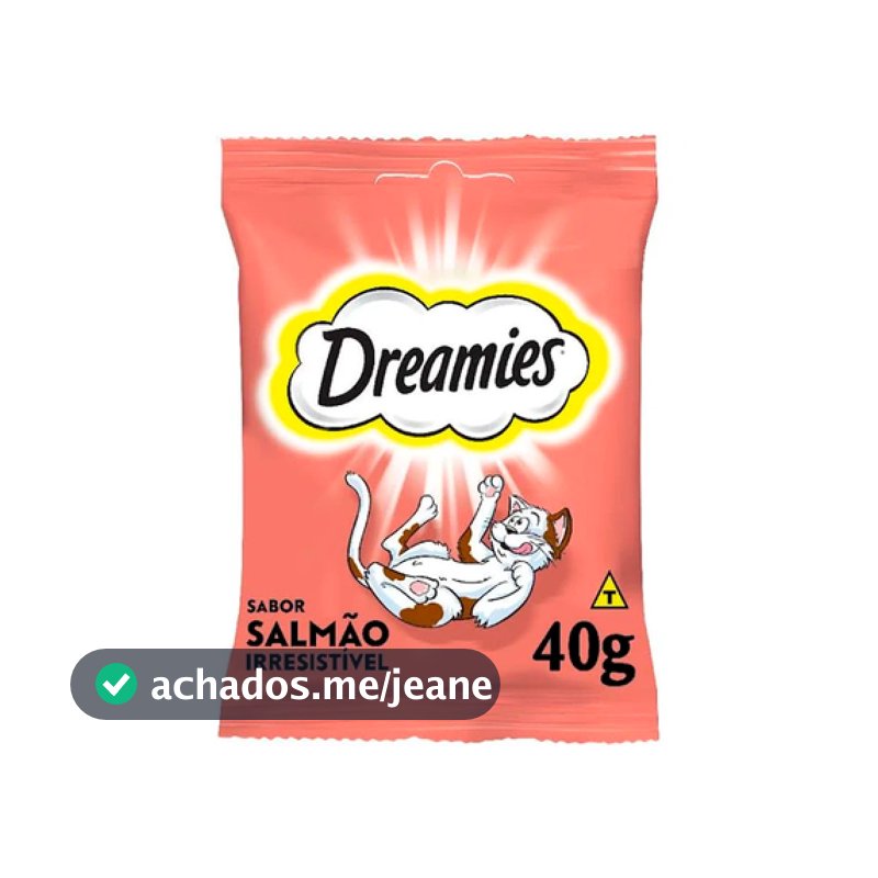 Petisco Salmão Irresistível Gatos Adultos 40g Dreamies