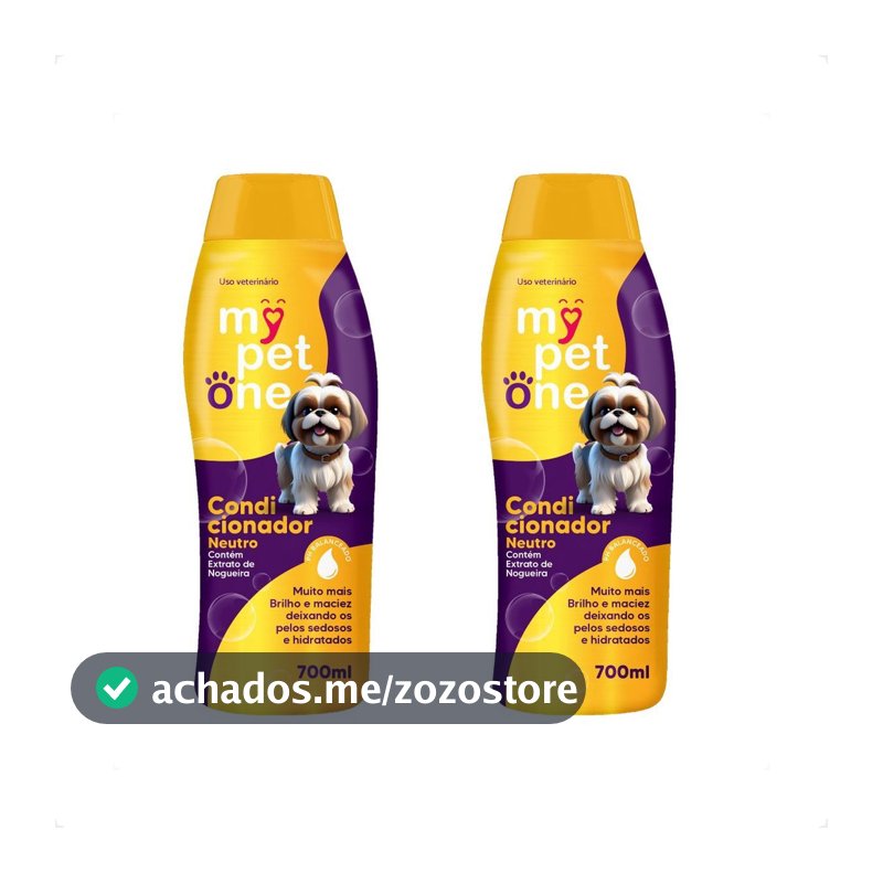 Kit 2 Condicionador Neutro Mypetone - 700mL