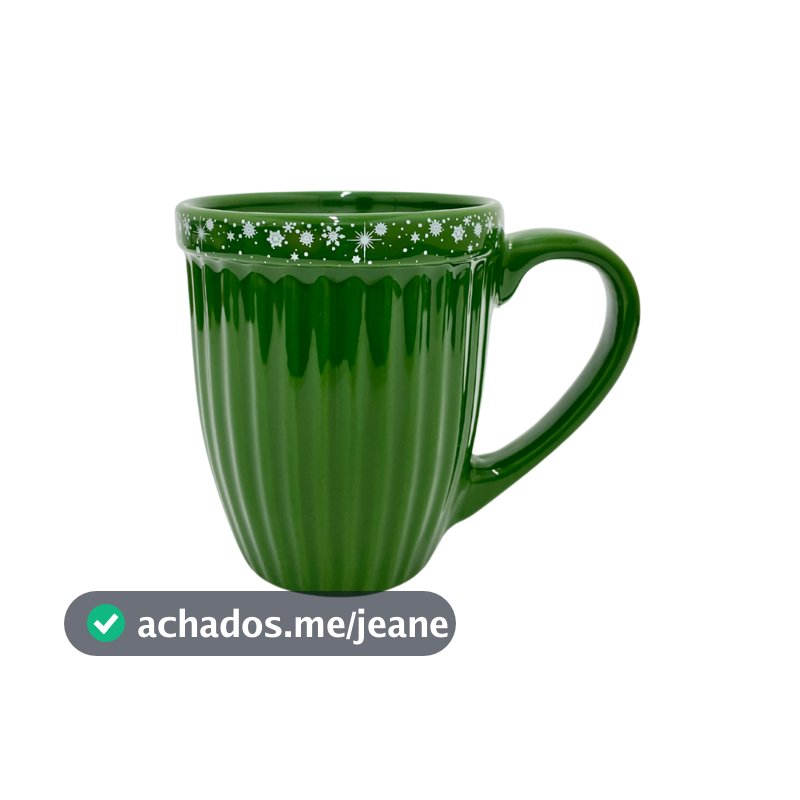 Caneca Itália Natal Cerâmica 390ml 2° LINHA  DEFEITOS  Feliz Natal Presente