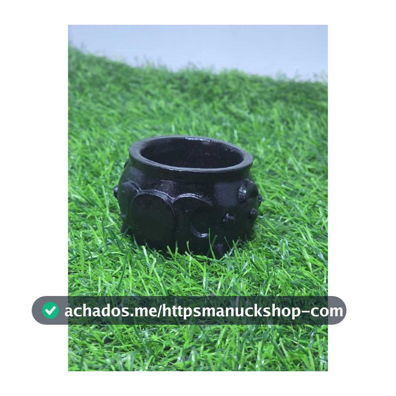 Cinzeiro e Incensário Caldeirão de Bruxa cor Preto 6.5 cm em Resina Produtos Esotericos