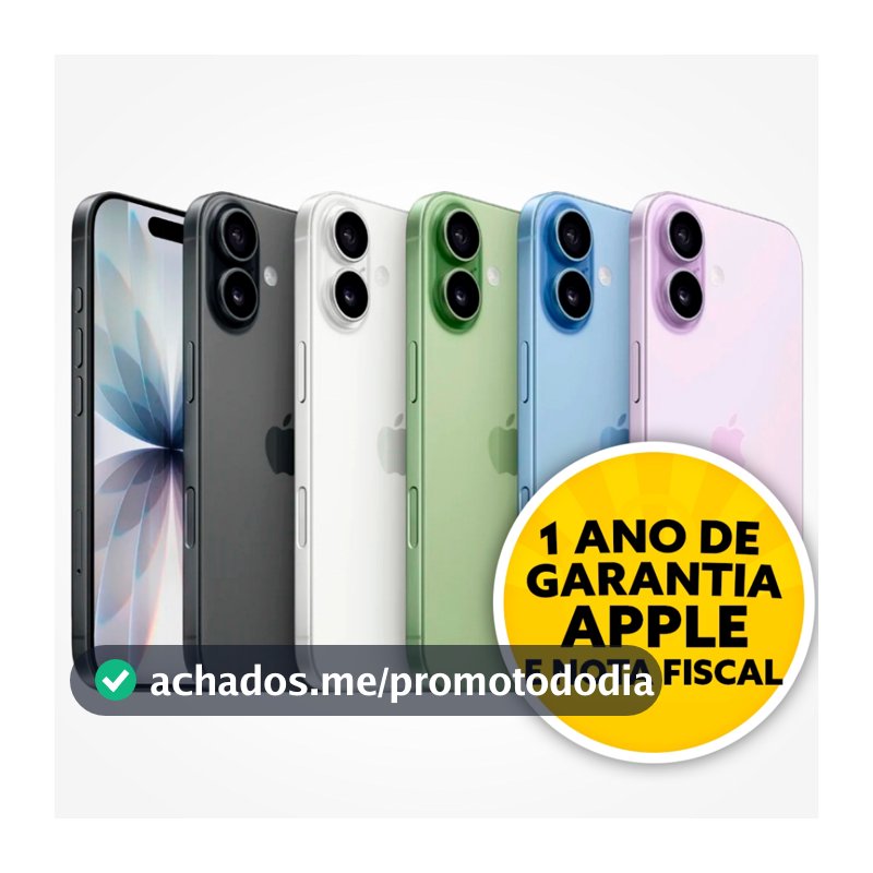Celular Apple iPhone 17 256GB 5G Tela 6,3" 120Hz 48MP iOS Original Novo Lacrado com Garantia Apple