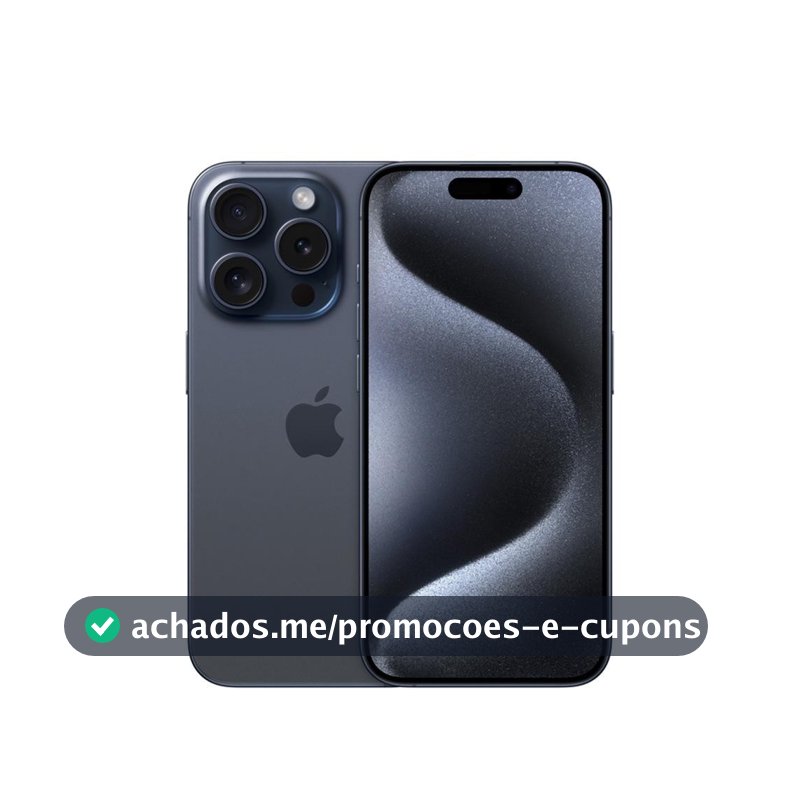 Usado: iPhone 15 Pro 128GB Azul Bom - Trocafy - Apple