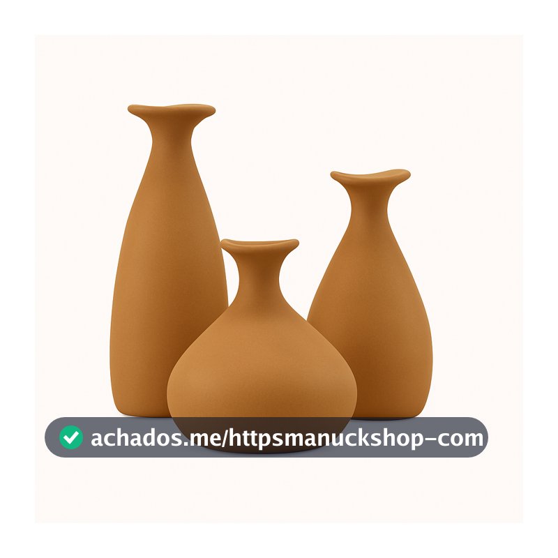 Trio Vaso Decorativo para Sala Quarto Estante Hack Decoração Cerâmica para Suculentas