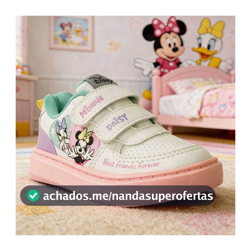Tênis Infantil Menina Disney 20ao27 Minnie Original 11.151I