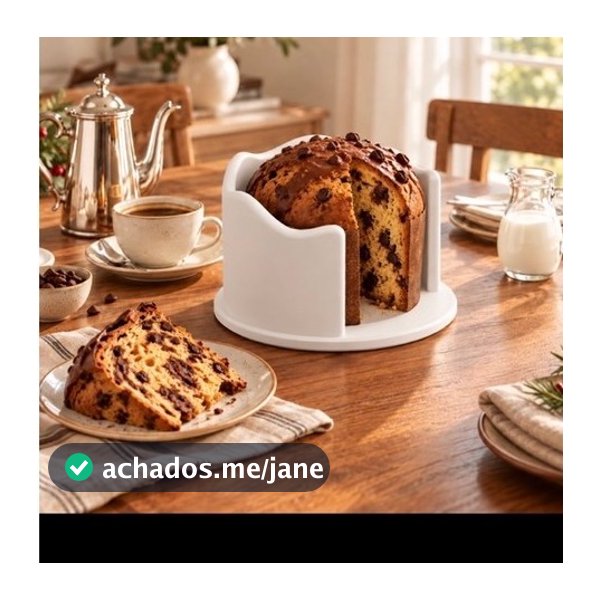 Porta Panetone Natalino Exclusivo Duna | Decoração de Natal 3D