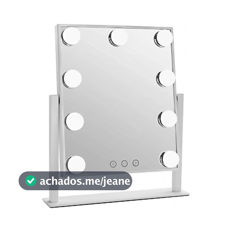 Espelho Maquiagem 9 Led Grande Espelho De Alta Definição