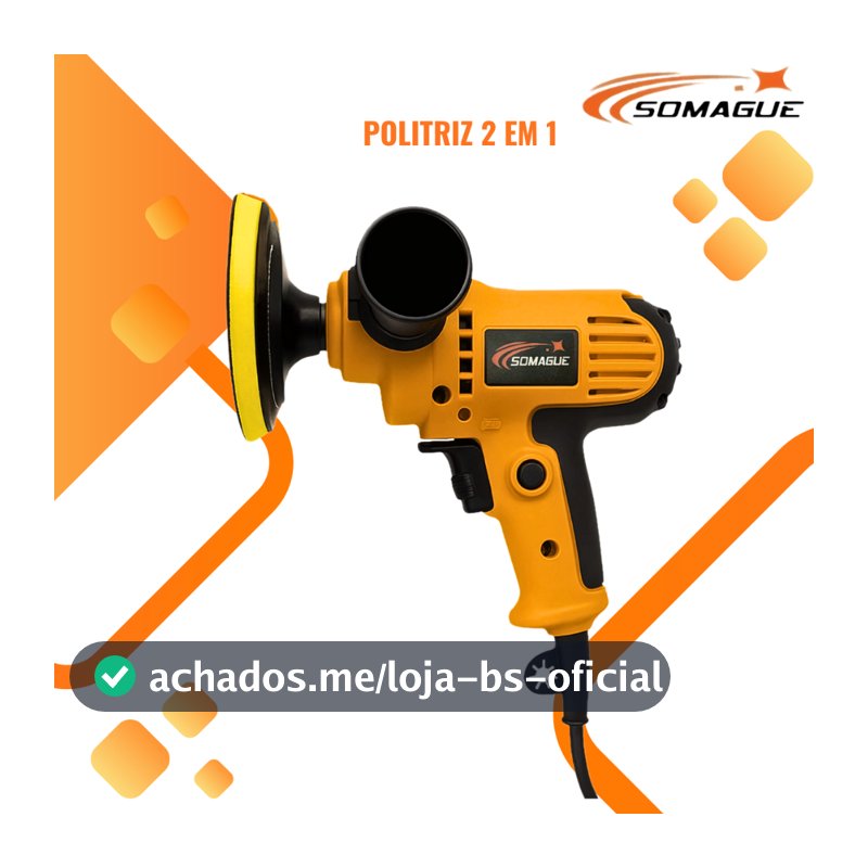 Politriz Elétrico Automotivo Mini Velocidade De Rotação 110V e 220V
