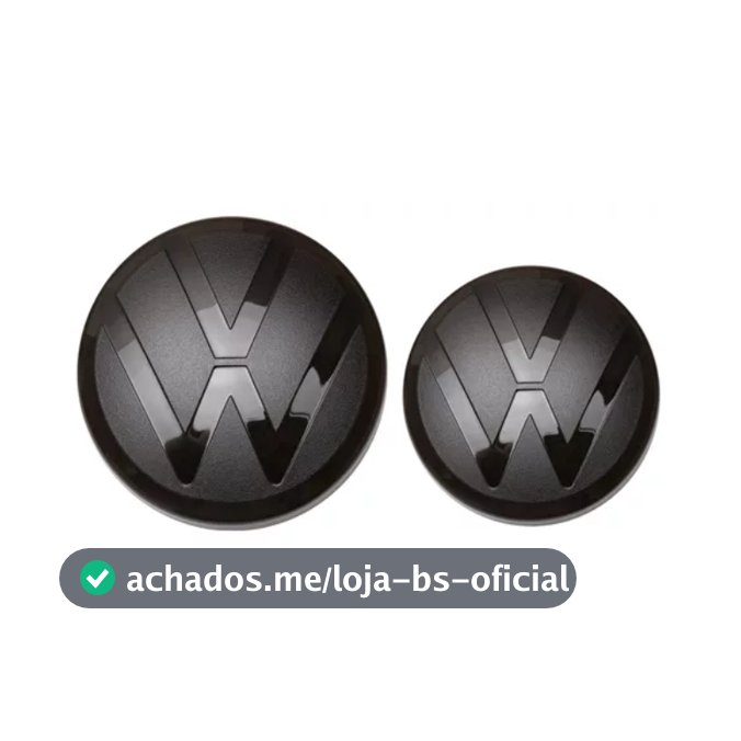 Kit Emblemas Aplique Volkswagen Virtus Dianteiro E Traseiro