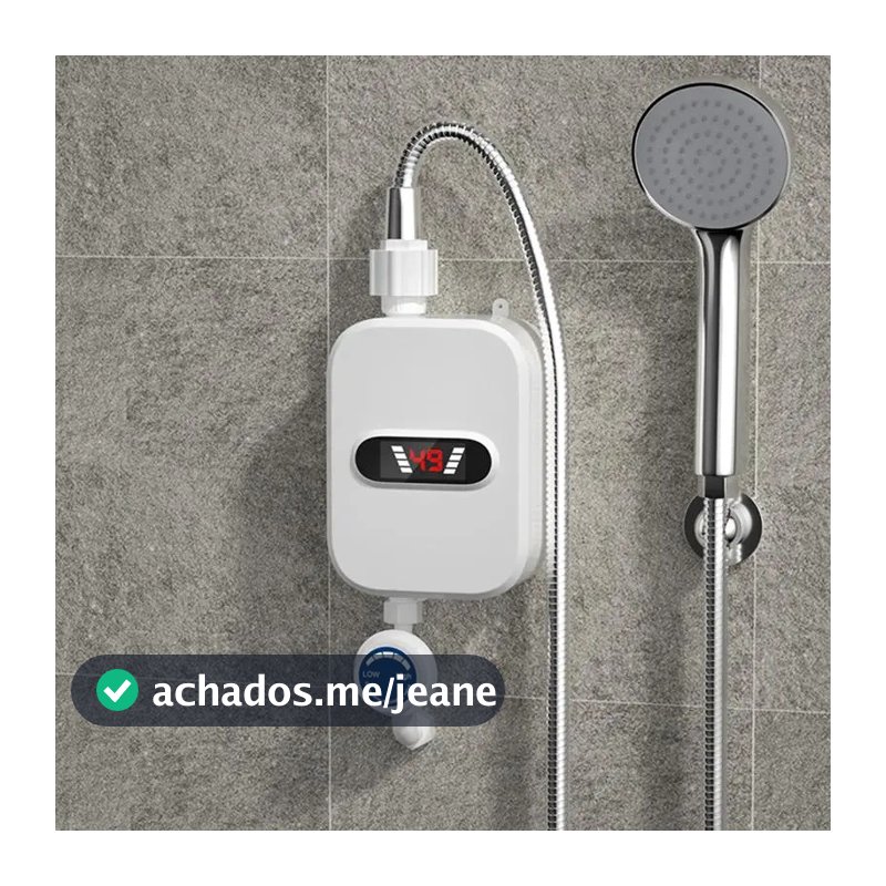 3000W Aquecedor De Água Instantâneo Display Digital Portátil Elétrico Tankless Para Banheiro Chuveiro Quente