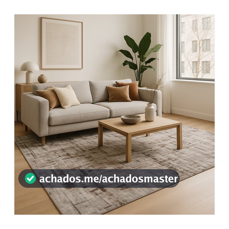 Tapete Para Sala Geométrico Grande 2 Metros Moderno Triângulo Antiderrapante - Várias Estampas