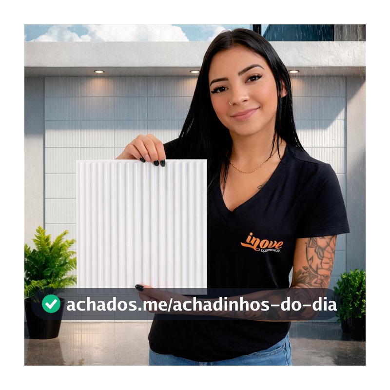 Kit 120 Placas 3D em PVC 25x25 cm para Revestimento Decorativo de Parede