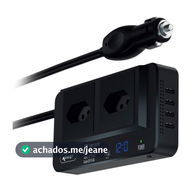 Inversor Automotivo Veicular De Tensão 12v 110v ou 220v Digital