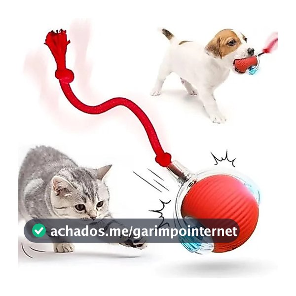 Brinquedos Inteligentes Para Gatos Bola De Rolamento Automática Cauda FalsaRecarreg¡vel Elétrico