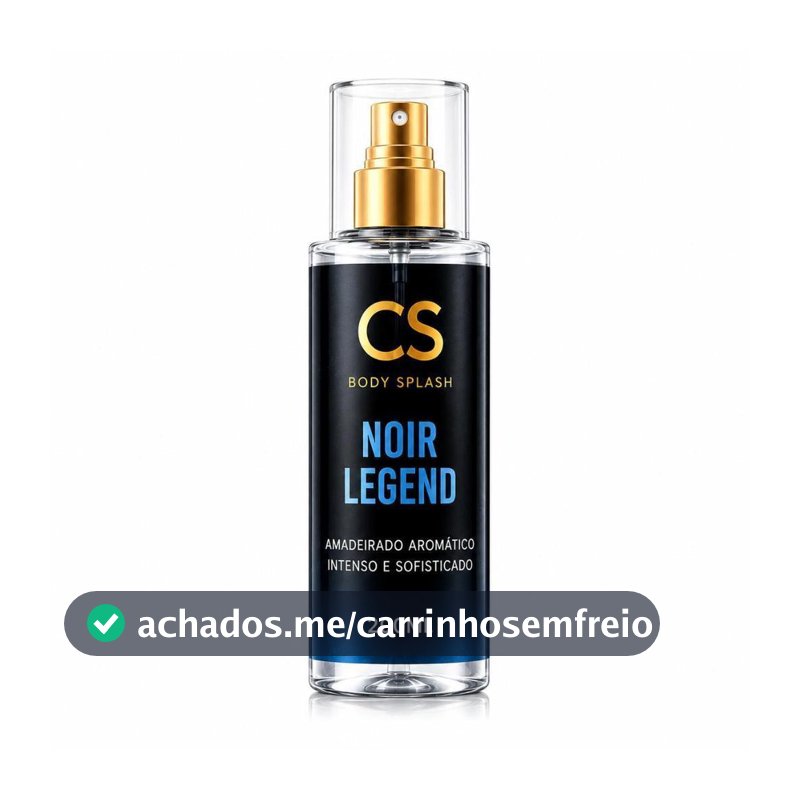 Noir Legend Body Splash 200ml – Perfume Corporal de Aroma Envolvente