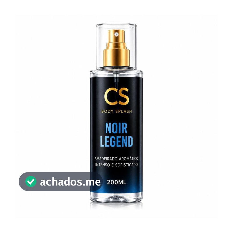 Noir Legend Body Splash 200ml – Perfume Corporal de Aroma Envolvente