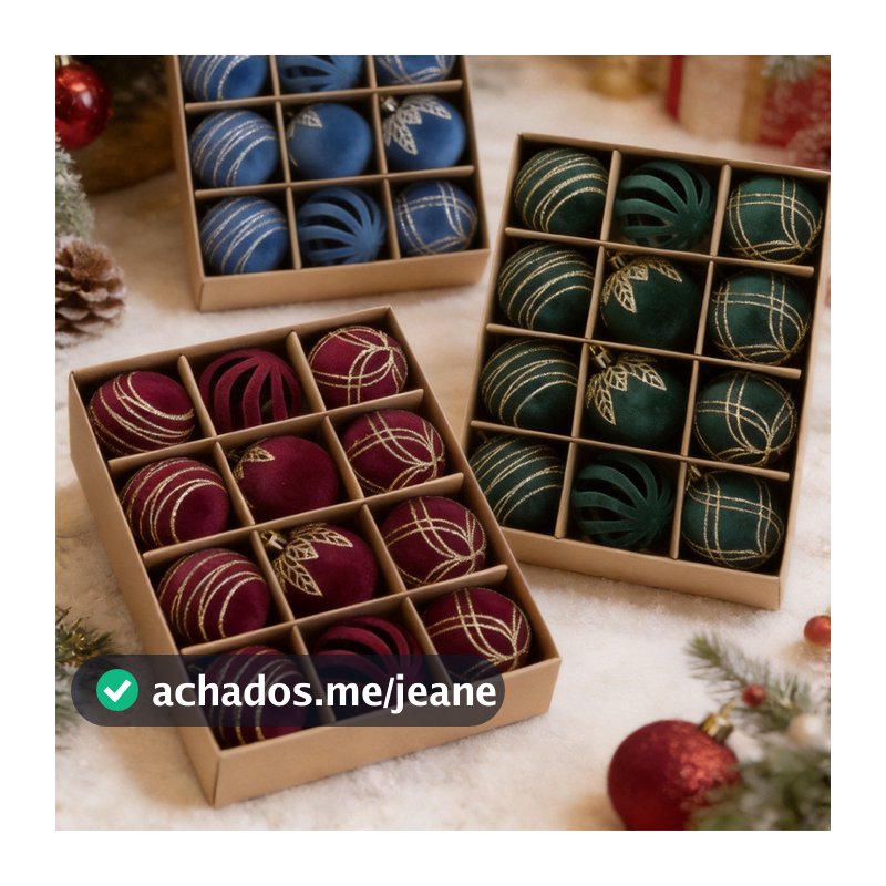 2026 Novo Estilo Reunindo 6cm Bola de Natal Decoração de Natal Decorações de Natal