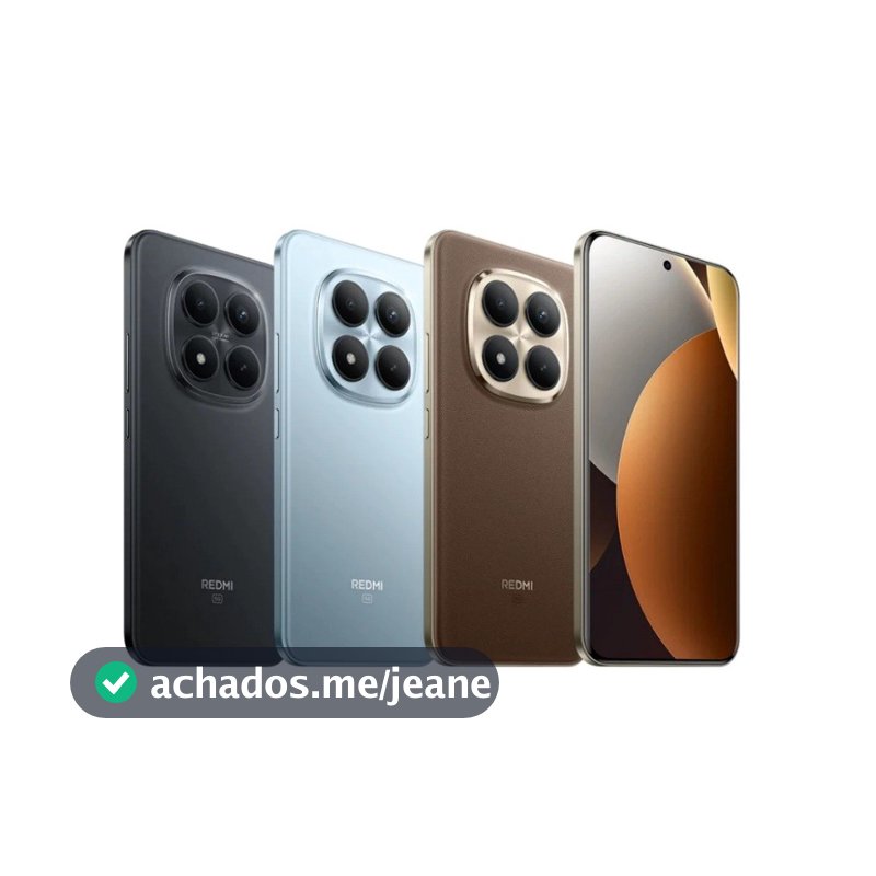 Novo Celular Xiaomi Redmi Note 15 Pro+ Plus 5G COM NFC 256GB ou 512GB Versão Global Lacrado Original Fonte BRASIL