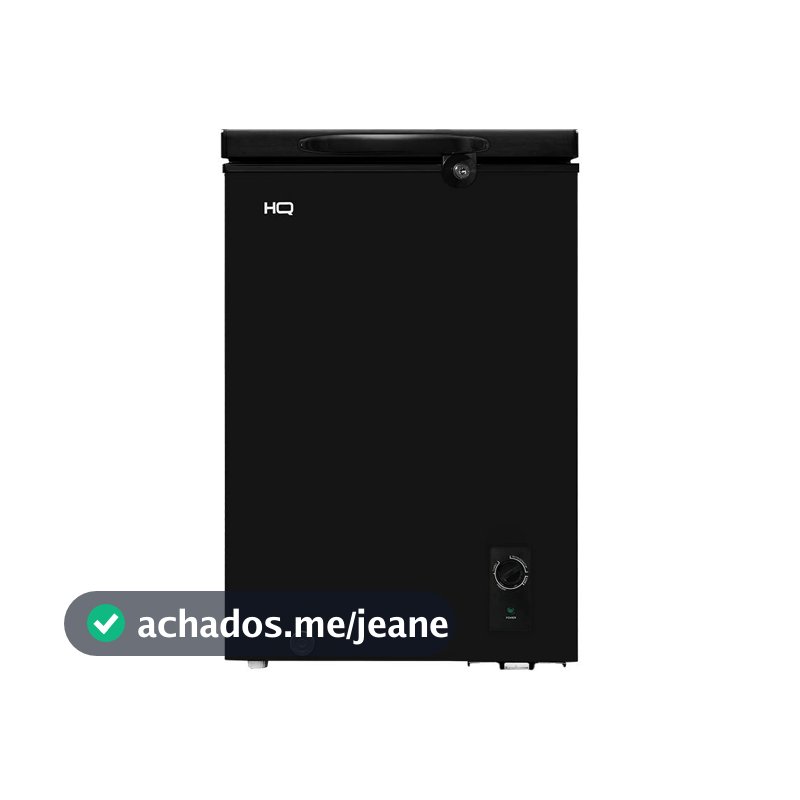 Freezer e Conservador Horizontal HQ 105 Litros Preto HQ-105CFHL