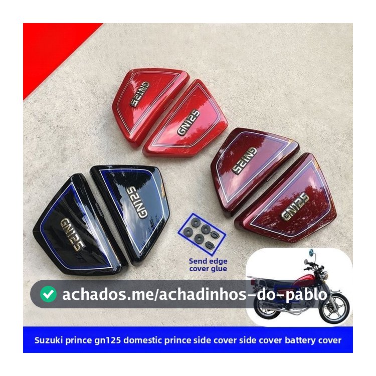 Acessórios Aplicáveis Para Motocicleta : Taizi GN125 , Doméstico HJ125-8 , Tampa Lateral Da Bateria