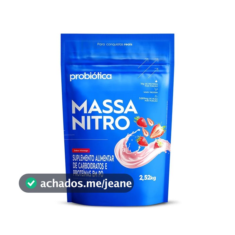 Hipercalórico - Massa Nitro - 2,52 Kg - Probiótica