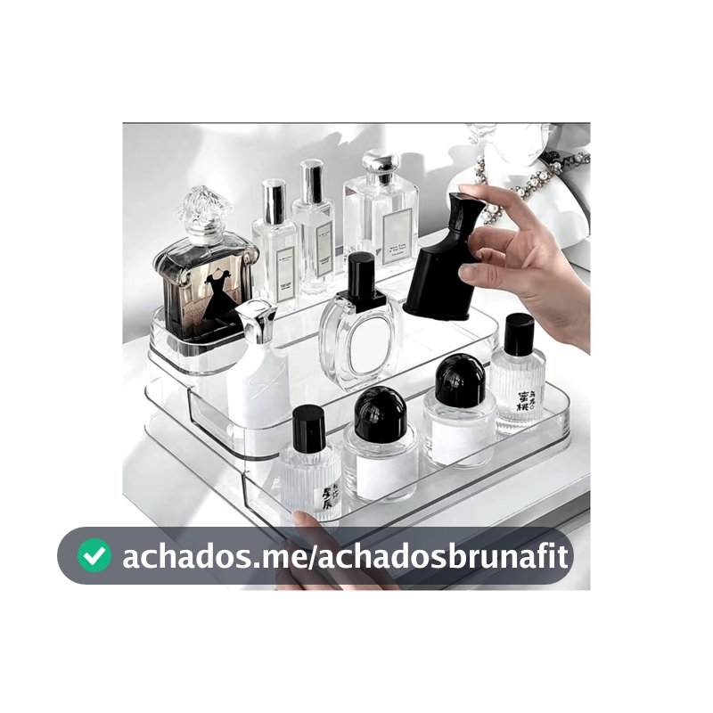 Porta Maquiagem Organizador De Cosméticos Perfume Prateleira Multiuso 3 Andares