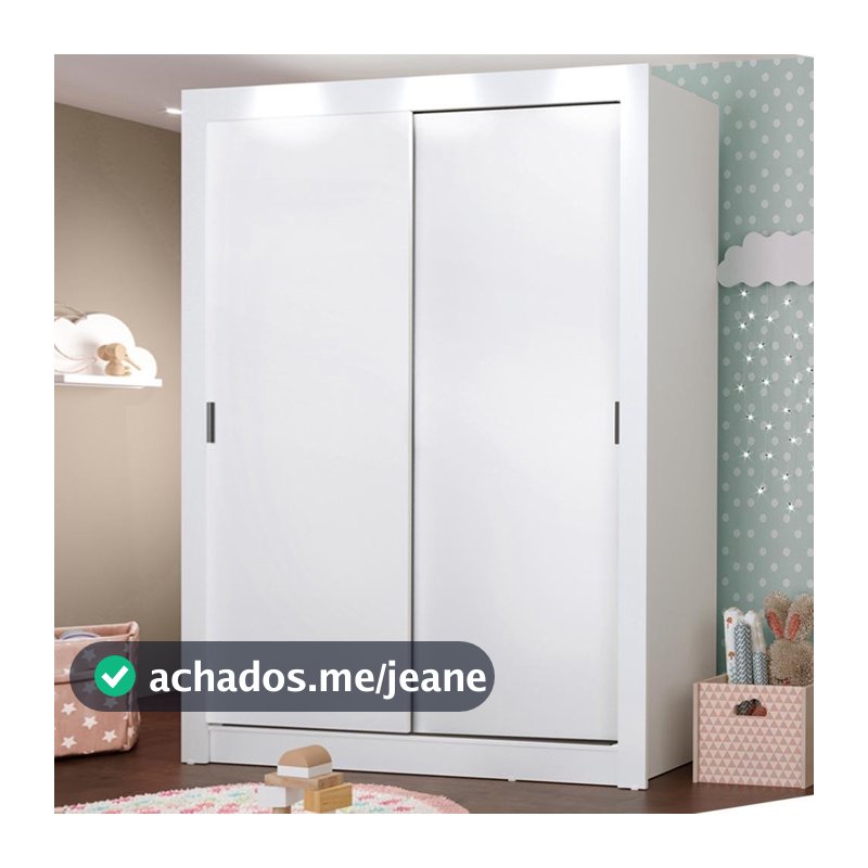 Guarda-Roupa Madesa Enzo 2 Portas de Correr